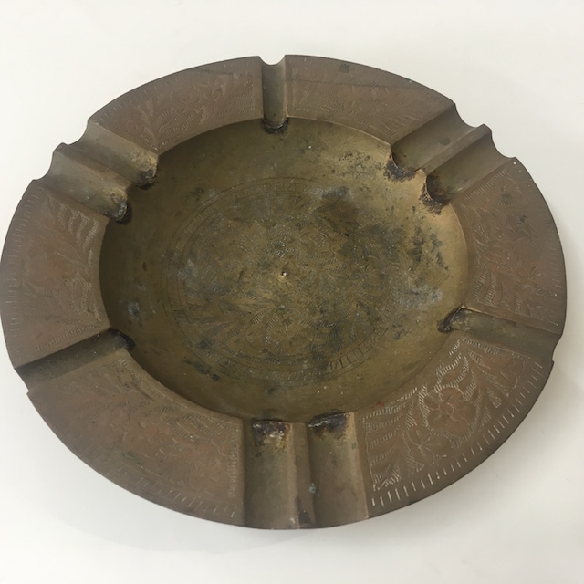 ASHTRAY, Brass - Large Dish